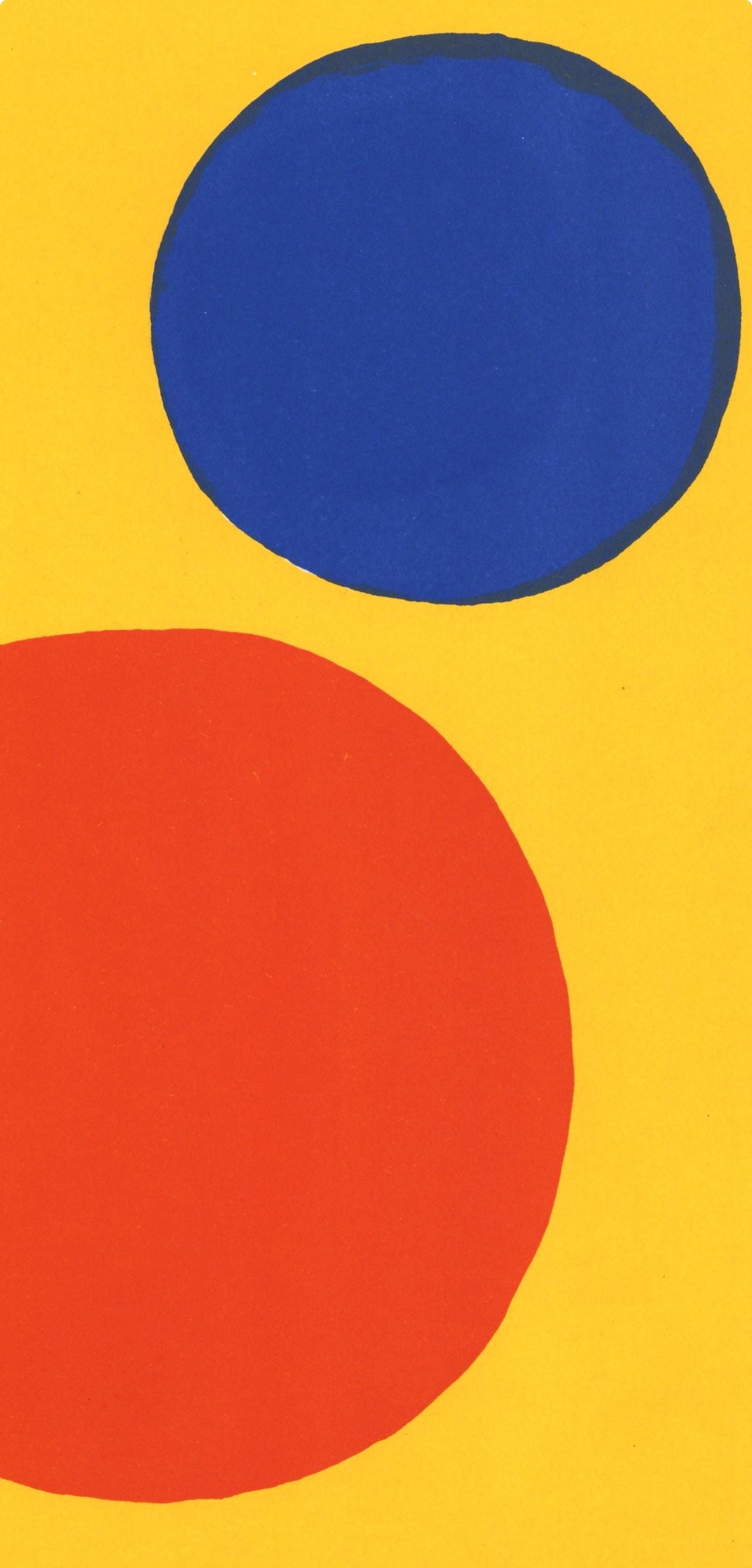 Alexander Calder, Composition, Derrire Le Miroir, Lithograph