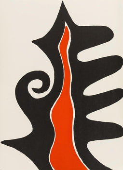 Alexander Calder, Composition, Derrire Le Miroir, Lithograph