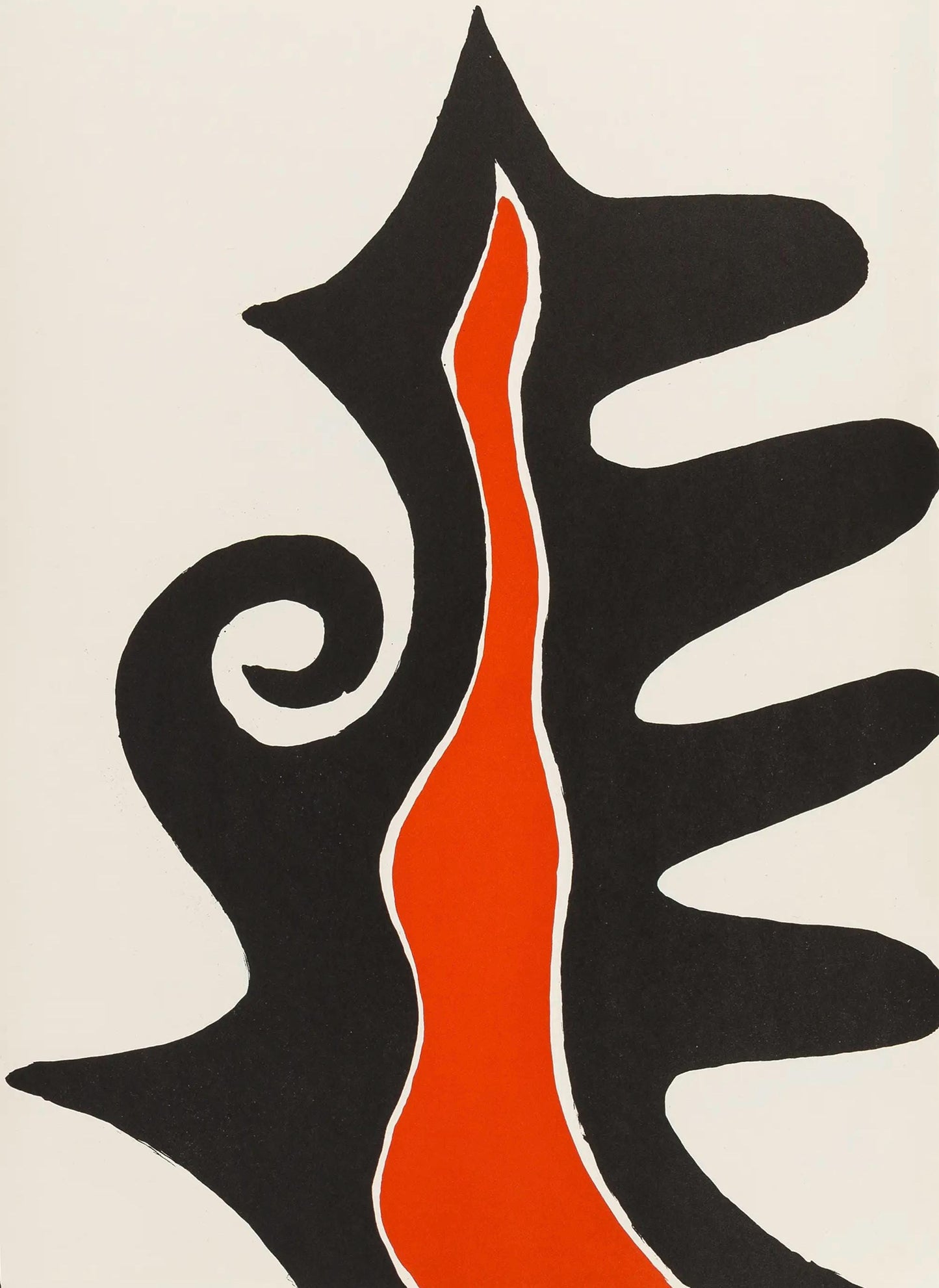 Alexander Calder, Composition, Derrire Le Miroir, Lithograph