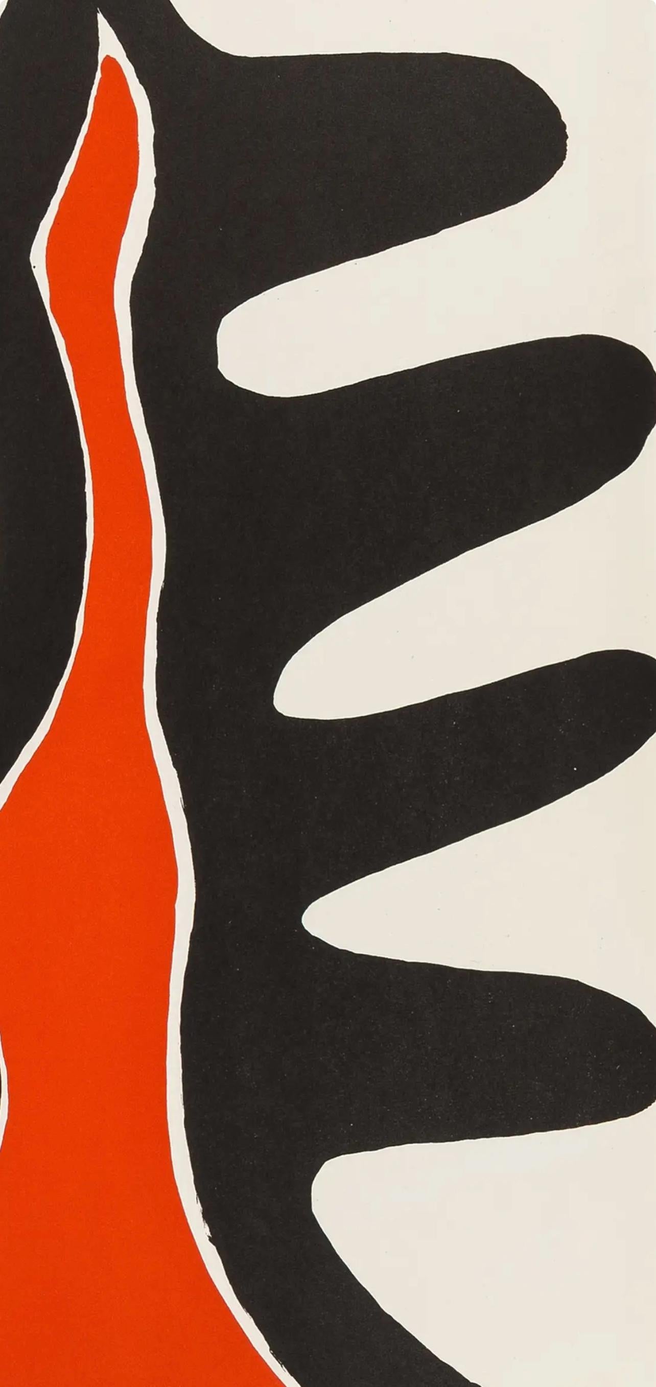 Alexander Calder, Composition, Derrire Le Miroir, Lithograph