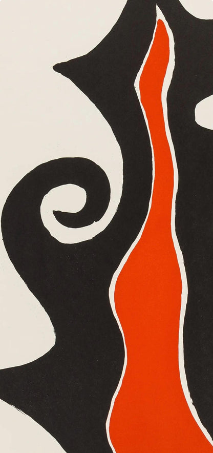 Alexander Calder, Composition, Derrire Le Miroir, Lithograph
