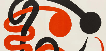 Alexander Calder, Composition, Derrire Le Miroir, Lithograph