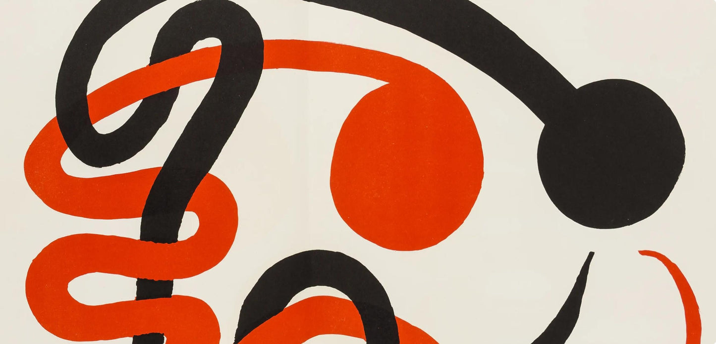 Alexander Calder, Composition, Derrire Le Miroir, Lithograph