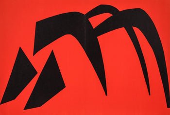 Alexander Calder, Composition, Derrire Le Miroir, Lithograph