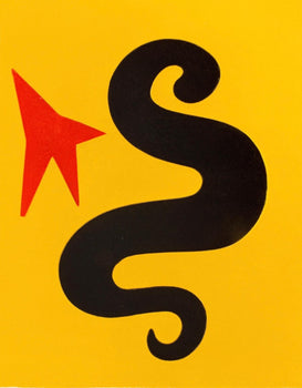 Alexander Calder, Composition, Derrire Le Miroir, Lithograph