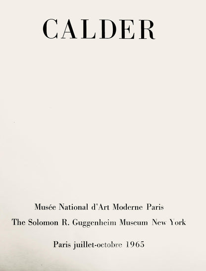 Alexander Calder, Composition, Calder, Muse National D'Art Moderne, Lithograph