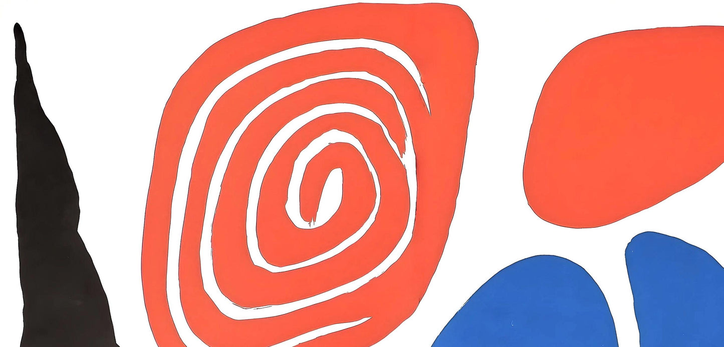 Alexander Calder, Composition, Derrire Le Miroir, Lithograph