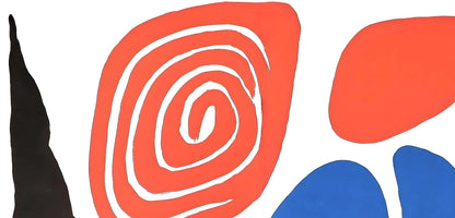 Alexander Calder, Composition, Derrire Le Miroir, Lithograph