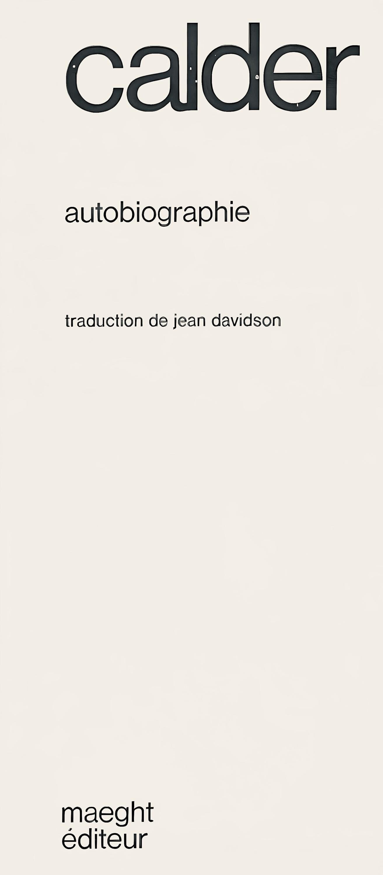 Alexander Calder, Composition, Derrire Le Miroir, Lithograph