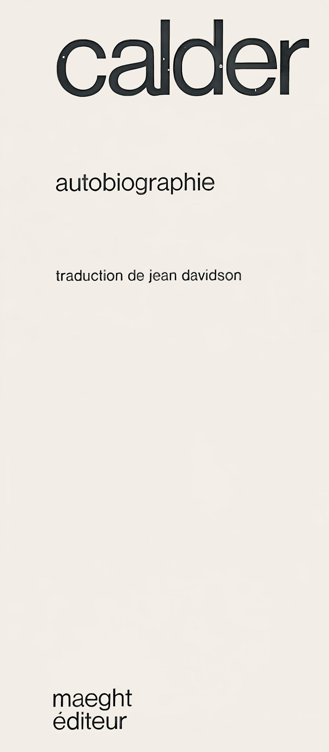 Alexander Calder, Composition, Derrire Le Miroir, Lithograph