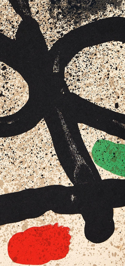 Joan Mir, Composition (Mourlot 745), Derrire Le Miroir, Lithograph