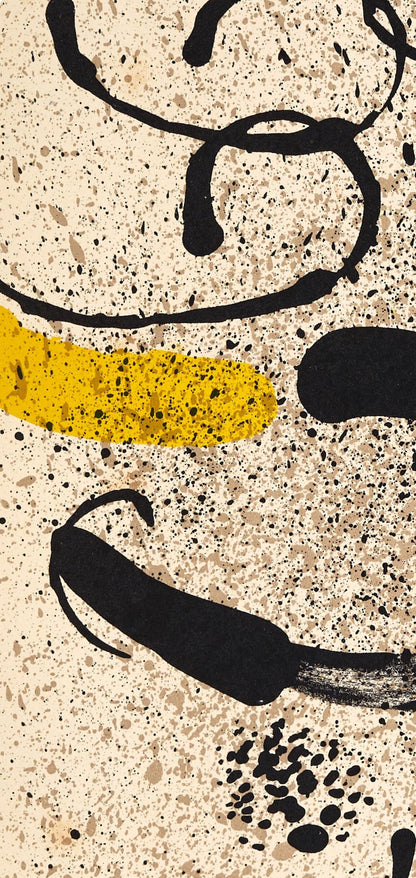 Joan Mir, Composition (Mourlot 745), Derrire Le Miroir, Lithograph