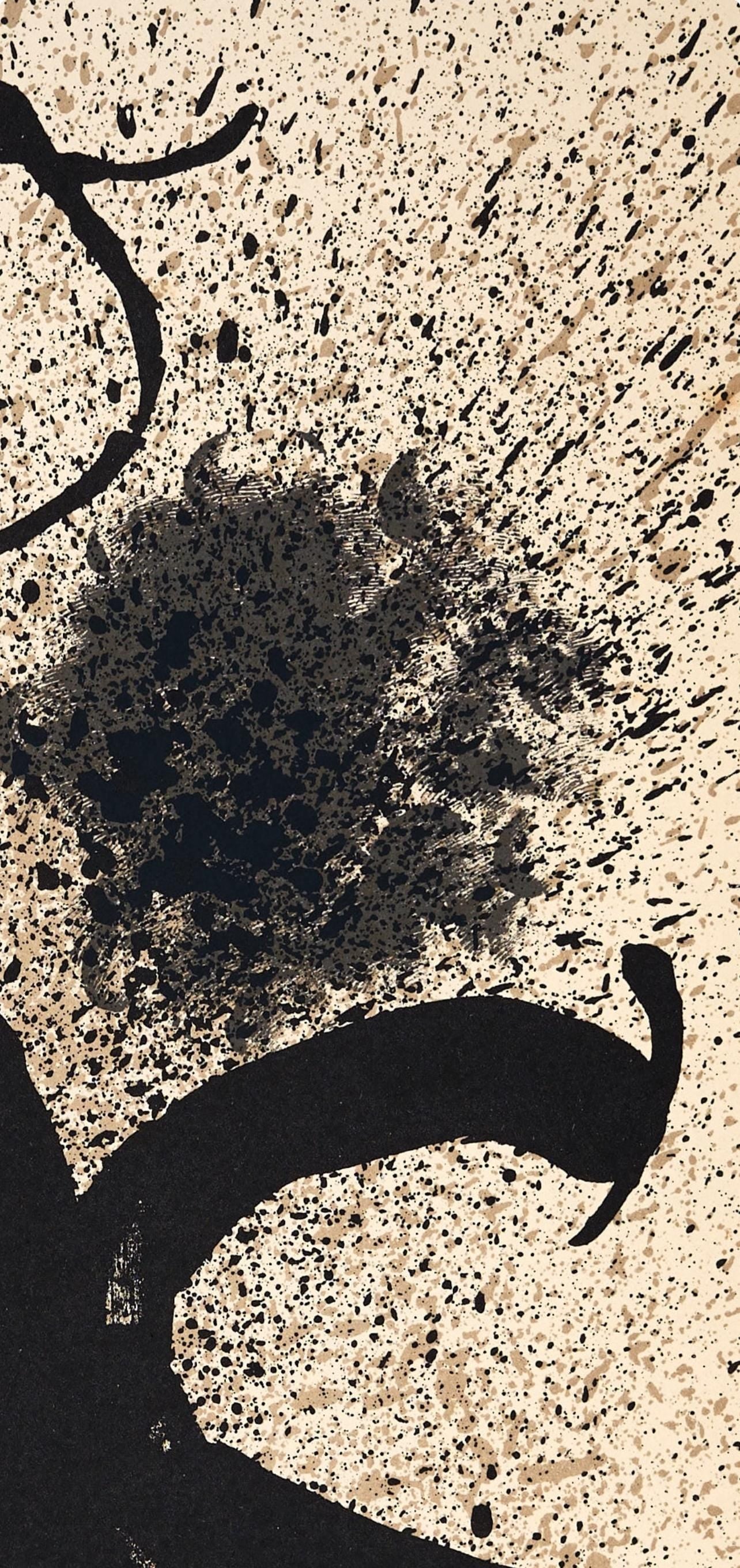 Joan Mir, Composition (Mourlot 745), Derrire Le Miroir, Lithograph