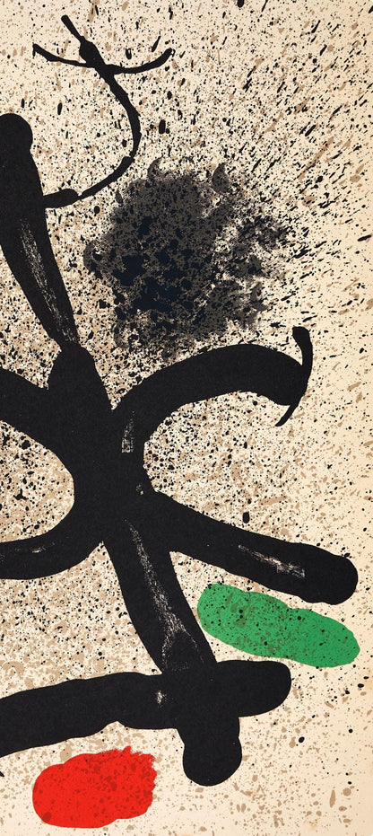 Joan Mir, Composition (Mourlot 745), Derrire Le Miroir, Lithograph