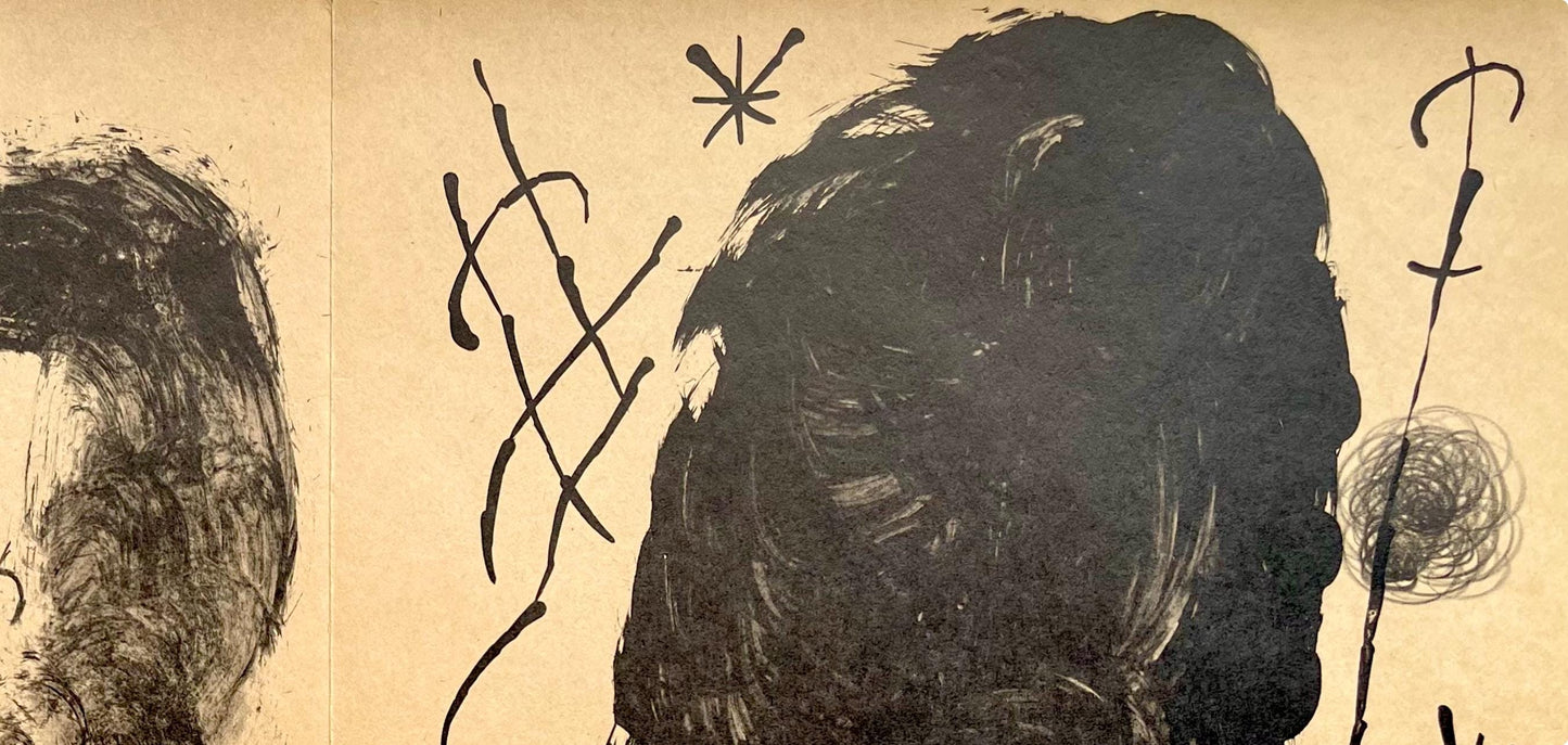 Joan Mir, Composition (Cramer 102; Mourlot 428-449), Derrire Le Miroir, Lithograph