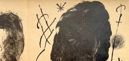 Joan Mir, Composition (Cramer 102; Mourlot 428-449), Derrire Le Miroir, Lithograph