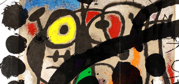 Joan Mir, Composition (Cramer 102; Mourlot 428-449), Derrire Le Miroir, Lithograph