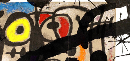 Joan Mir, Composition (Cramer 102; Mourlot 428-449), Derrire Le Miroir, Lithograph