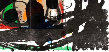 Joan Mir, Composition (Cramer 102; Mourlot 428-449), Derrire Le Miroir, Lithograph