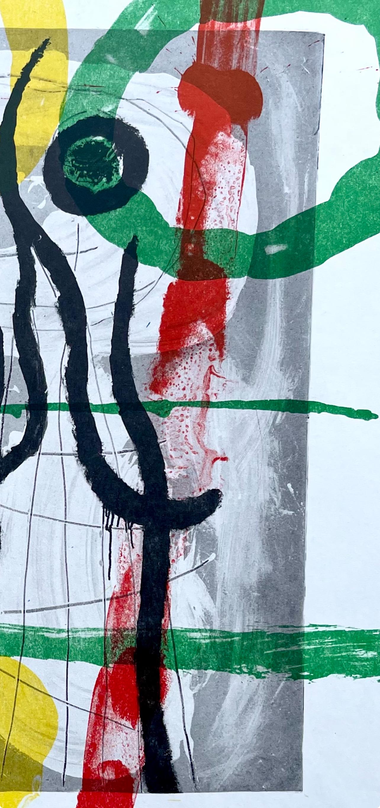 Joan Mir, Composition (Cramer 102; Mourlot 428-449), Derrire Le Miroir, Lithograph