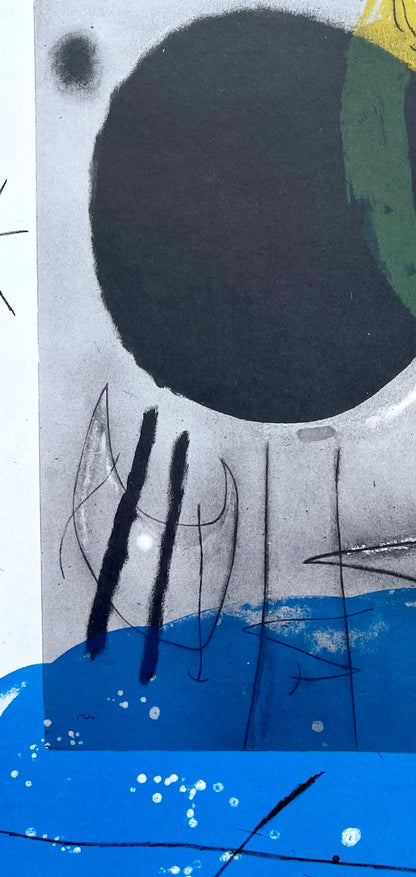 Joan Mir, Composition (Cramer 102; Mourlot 428-449), Derrire Le Miroir, Lithograph