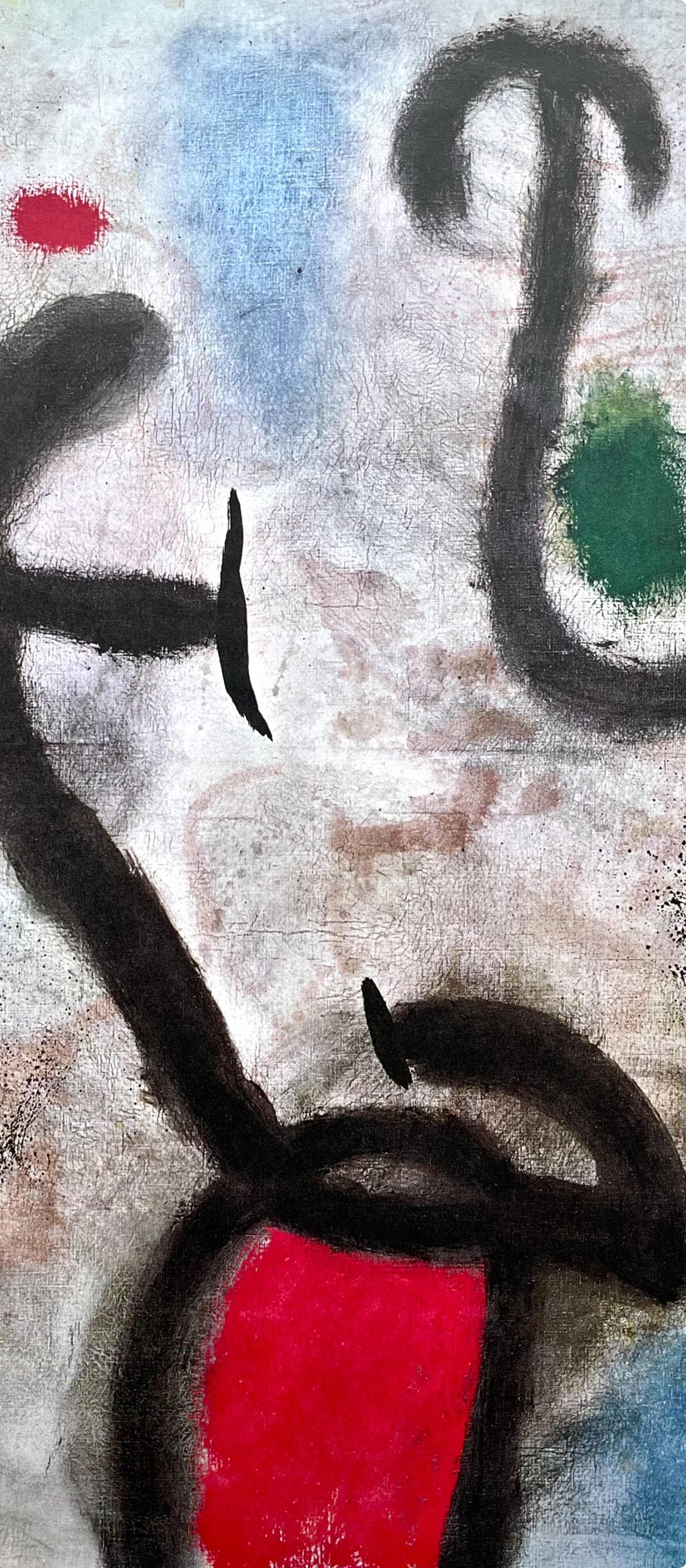 Joan Mir, Composition, Derrire Le Miroir, Lithograph