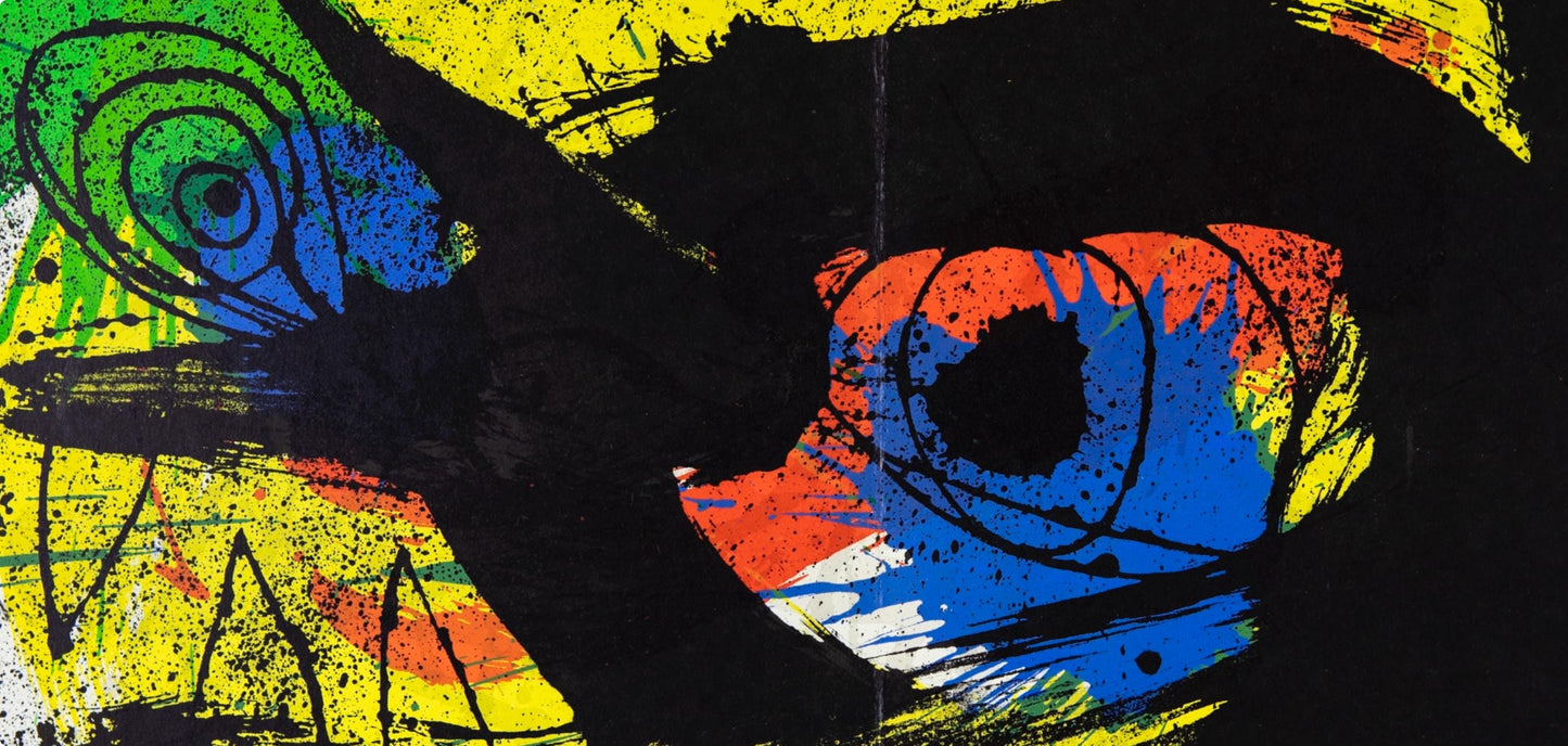 Joan Mir, Composition (Cramer 239; Mourlot 890), Derrire Le Miroir, Lithograph