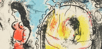 Marc Chagall, Composition (Mourlot 411; Cramer 59), Derrire Le Miroir, Lithograph