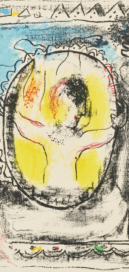 Marc Chagall, Composition (Mourlot 411; Cramer 59), Derrire Le Miroir, Lithograph