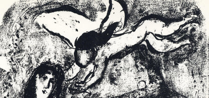 Marc Chagall, Composition (Mourlot 411; Cramer 59), Derrire Le Miroir, Lithograph