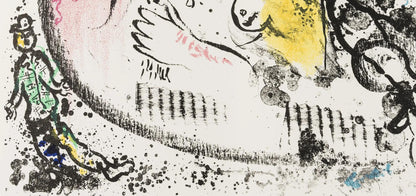 Marc Chagall, Composition (Mourlot 605), Derrire Le Miroir, Lithograph