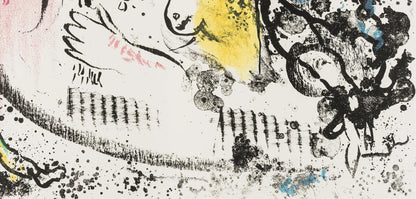 Marc Chagall, Composition (Mourlot 605), Derrire Le Miroir, Lithograph