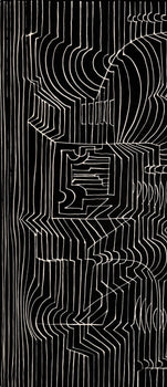 Victor Vasarely, Composition, Ondulatoires, Hliogravure