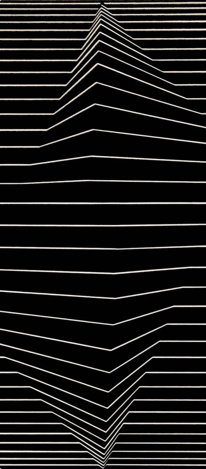 Victor Vasarely, Composition, Ondulatoires, Hliogravure