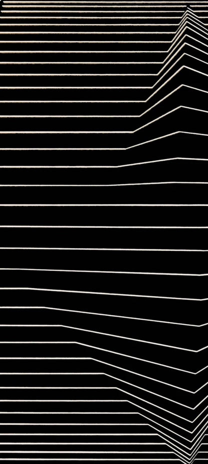 Victor Vasarely, Composition, Ondulatoires, Hliogravure