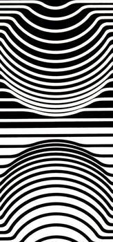 Victor Vasarely, Composition, Ondulatoires, Hliogravure