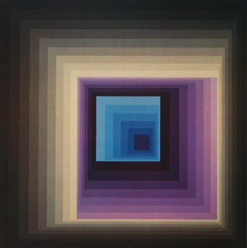 Victor Vasarely, Composition, Damier, Hliogravure