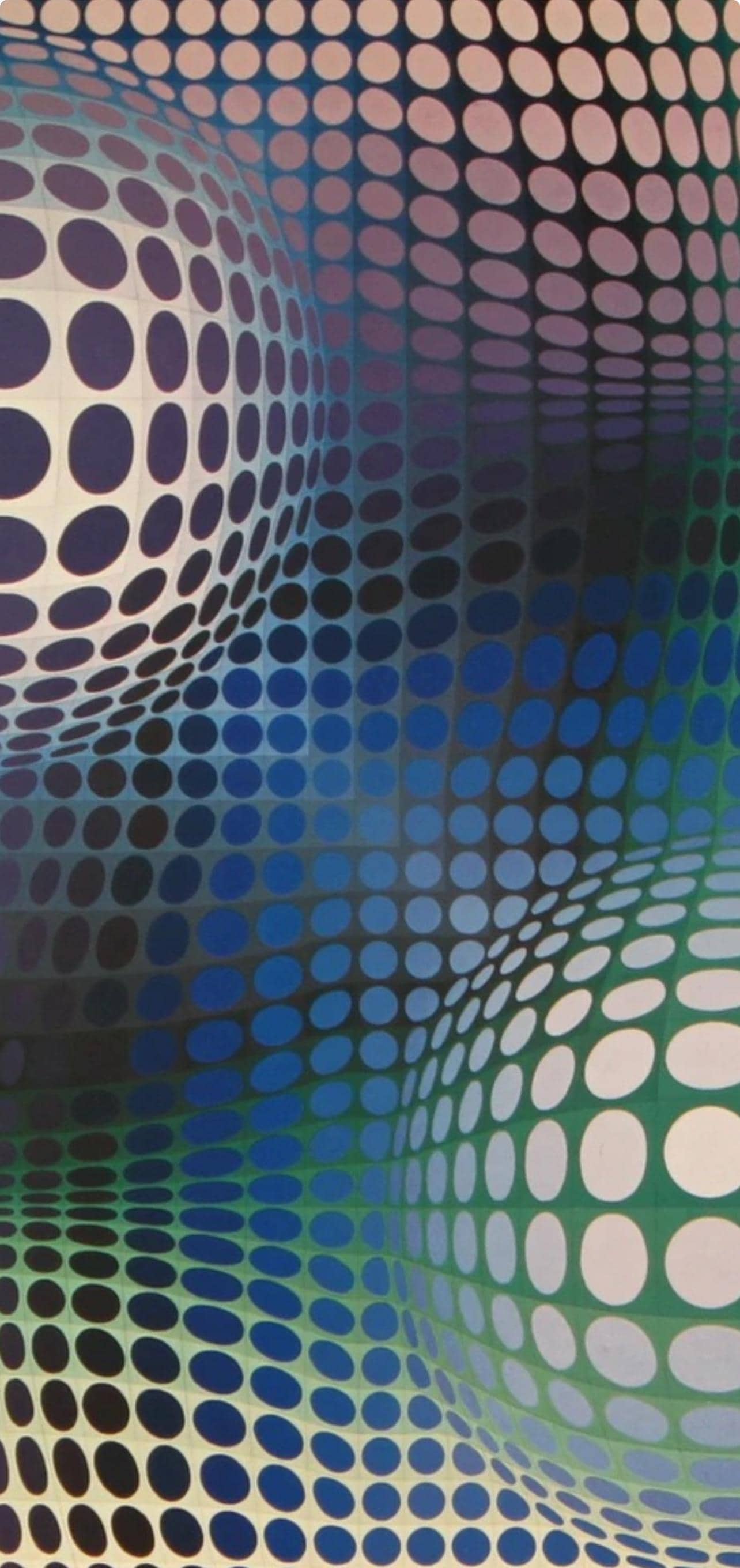 Victor Vasarely, Composition, Damier, Hliogravure