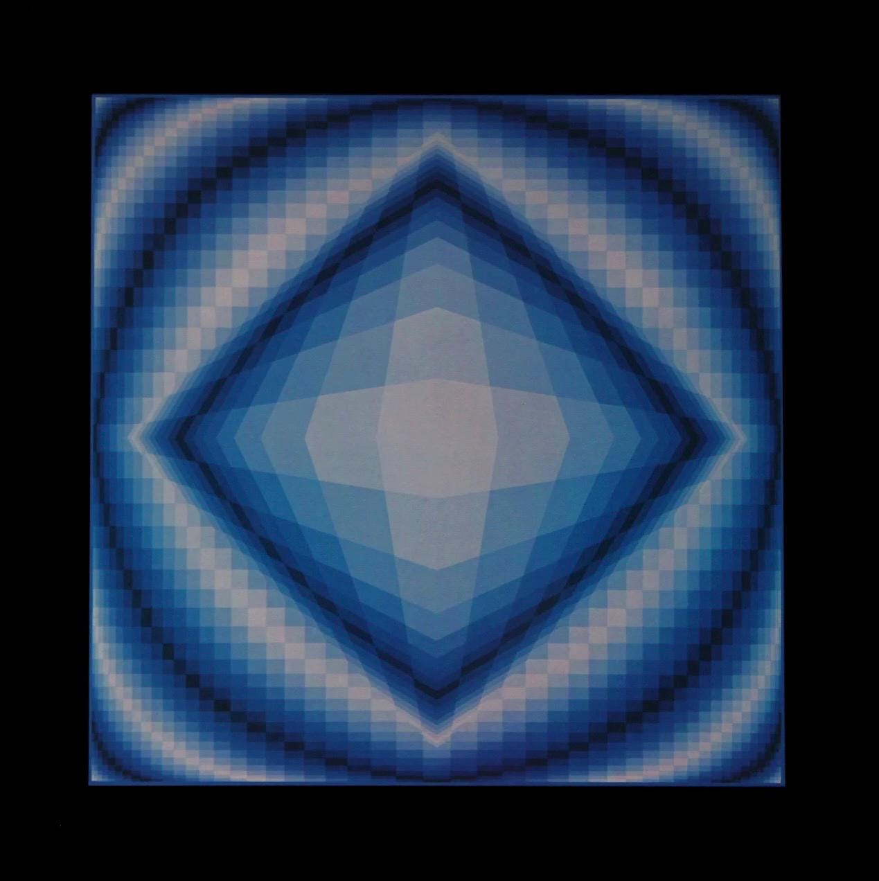 Victor Vasarely, Composition, Octogone, Hliogravure