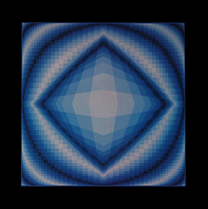 Victor Vasarely, Composition, Octogone, Hliogravure