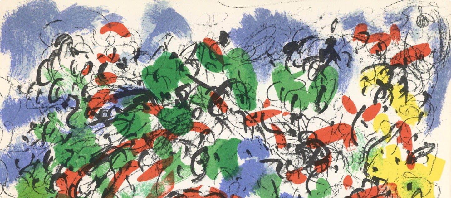 Marc Chagall, Composition (Cramer 91; Mourlot 650), Derrire Le Miroir, Lithograph