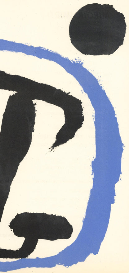 Joan Mir, Composition (Cramer 34; Mourlot 223), Derrire Le Miroir, Lithograph