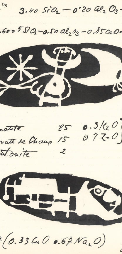 Joan Mir, Composition (Cramer 34), Derrire Le Miroir, Lithograph