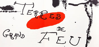 Joan Mir, Composition (Cramer 34; Mourlot 224), Derrire Le Miroir, Lithograph