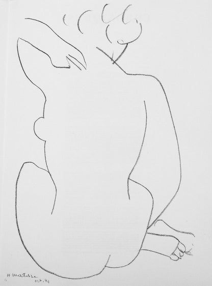 Henri Matisse, Composition, Derrire Le Miroir, Lithograph