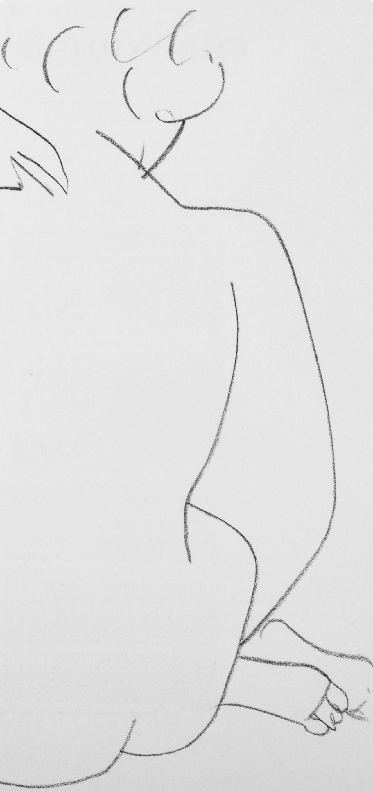 Henri Matisse, Composition, Derrire Le Miroir, Lithograph