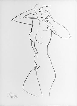 Henri Matisse, Composition, Derrire Le Miroir, Lithograph