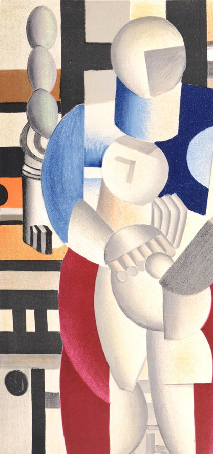 Fernand Lger, Composition, Derrire Le Miroir, Lithograph