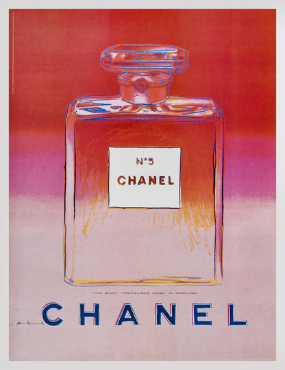 Andy Warhol, Chanel No. 5, Suite Of Four, Official Edition Chanel Ltd. Advertising Campaign