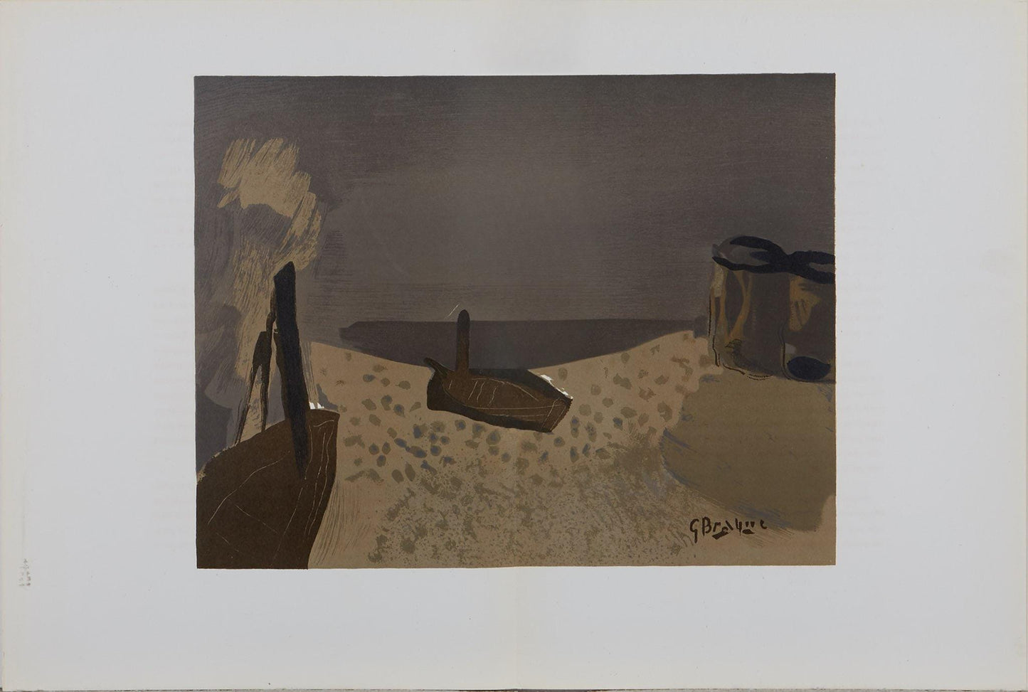 Georges Braque, Marine, Derrire Le Miroir, Lithograph